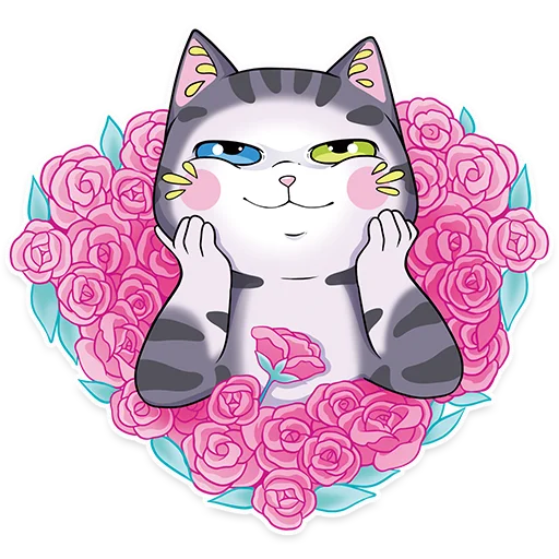 Sweet Cat sticker 🥰