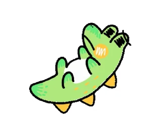 Sweet Croc emoji 😢