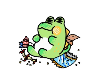Sweet Croc emoji 🍱