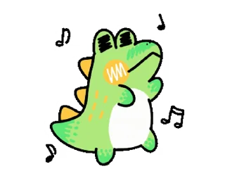 Емодзі Sweet Croc 🎶