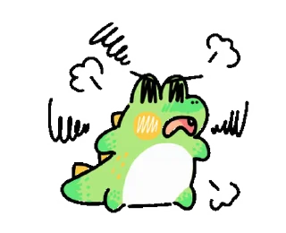 Sweet Croc emoji 😤
