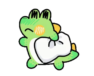 Sweet Croc emoji 🥱