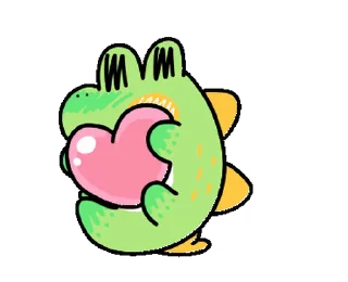 Sweet Croc emoji ❤