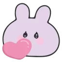 Bunny emoji 🩷