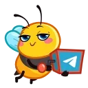 Эмодзи телеграм Пчёлка