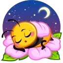 Пчёлка emoji 😴