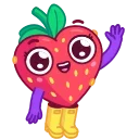 Sweety Strawberry emoji 👋