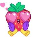 Sweety Strawberry emoji 😍