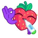 Sweety Strawberry emoji 🦠
