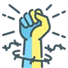 Telegram emoji «Symbols of UA» ✊