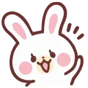 HD lovely bunny stiker 👋