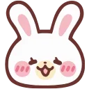 HD lovely bunny stiker ☺️