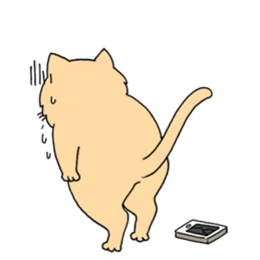 Стікер Sad Fat Cat 😣
