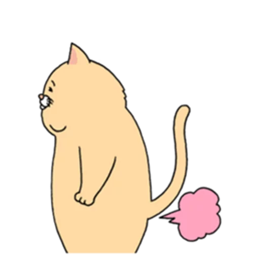 Стікер Telegram «Sad Fat Cat» 💨