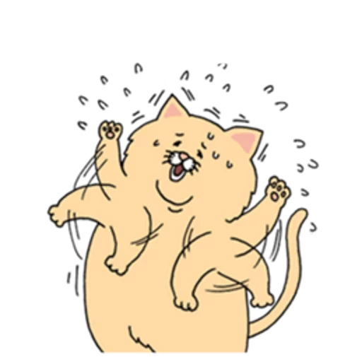 Эмодзи Sad Fat Cat 😣