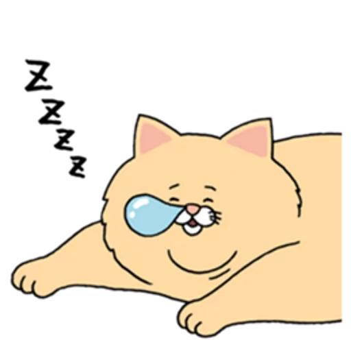 Telegram stiker «Sad Fat Cat» 