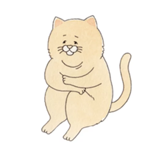 Стікер Telegram «Sad Fat Cat» 😞