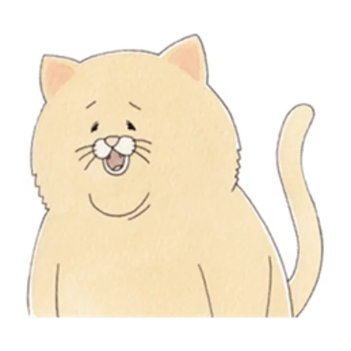 Sad Fat Cat stiker 😧