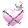 Емодзі Telegram «Hello Kitty» 🤍