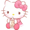 Эмодзи Telegram «Hello Kitty» 💗