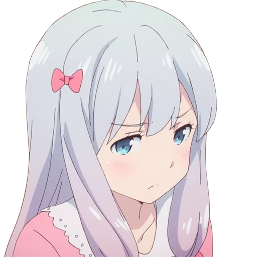 Стікер Sagiri  👩