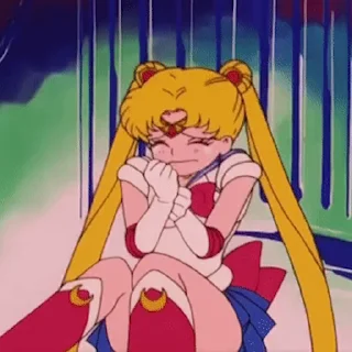Sailor Moon emoji 😭
