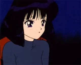 Емодзі Sailor Saturn 😁