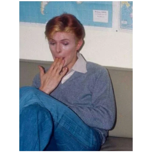 Эмодзи David Bowie 5 | Дэвид Боуи 🤭