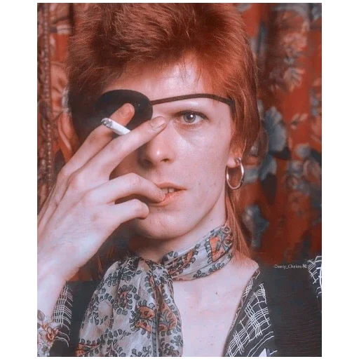 Стікер Telegram «David Bowie 5 | Дэвид Боуи» 🚬