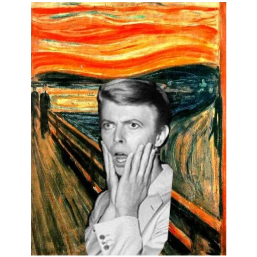Стікер Telegram «David Bowie 5 | Дэвид Боуи» 😯