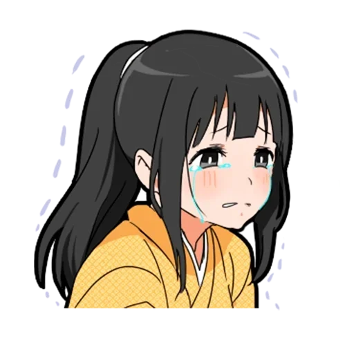 Самурай-тян emoji 😭
