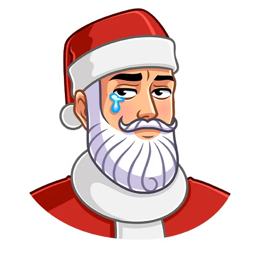 Telegram stickers Секретный Санта