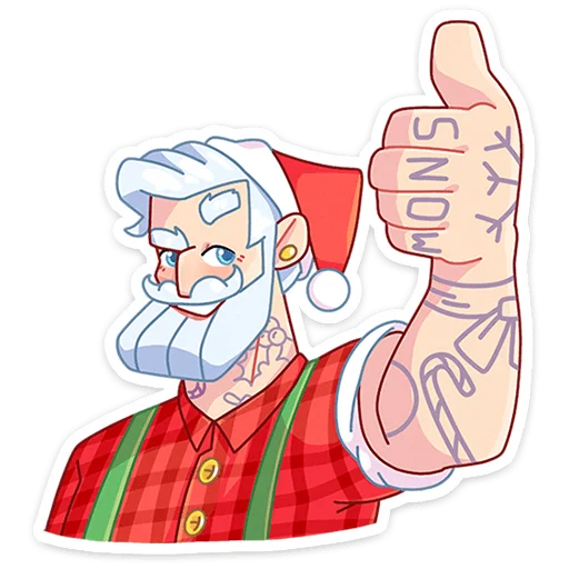 Санта  sticker 👍