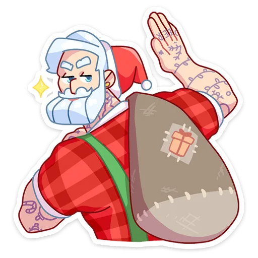 Санта stiker 👋