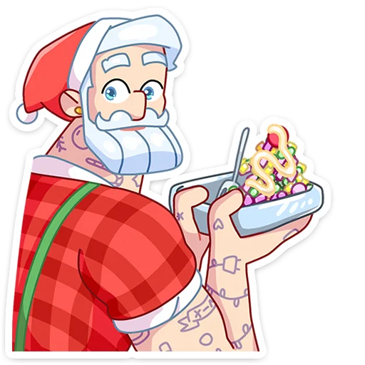 Санта  sticker 🥗