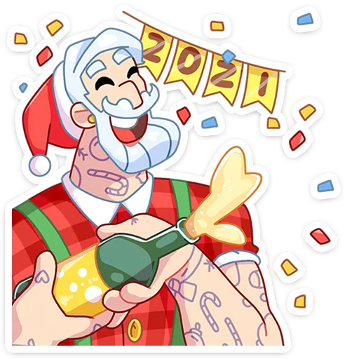 Санта  sticker 🥳