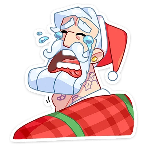 Санта  sticker 😭