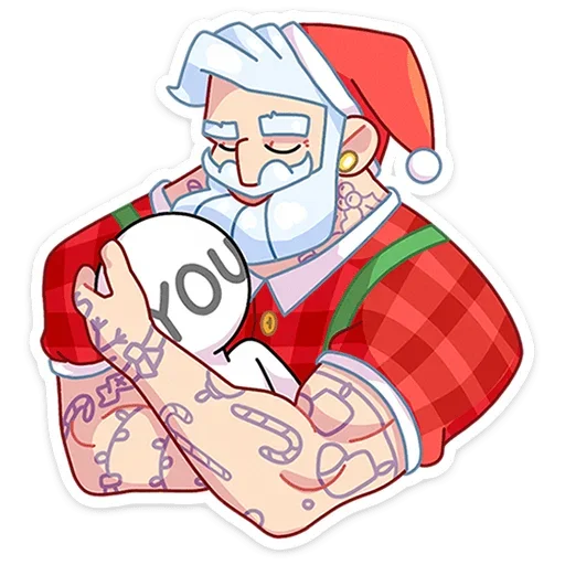 Санта  sticker 🤗