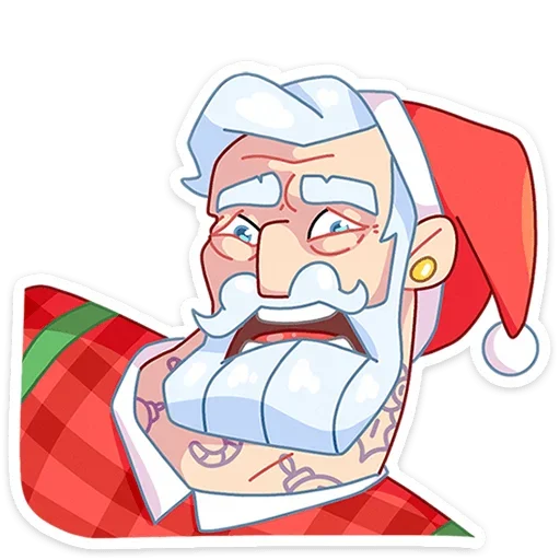 Санта stiker 🤨