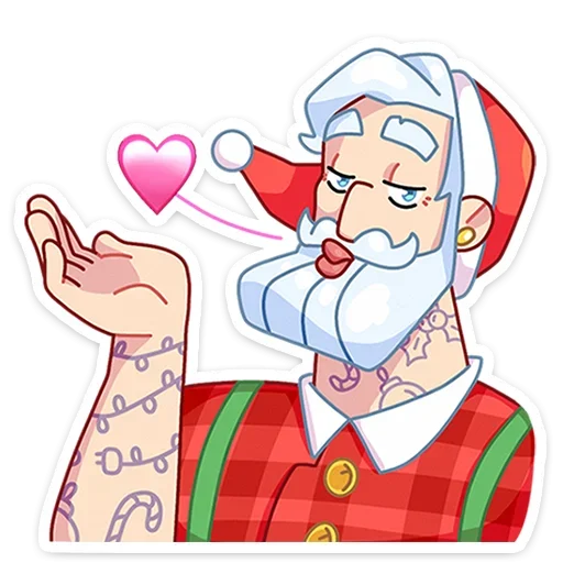 Санта  sticker 😘