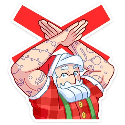 Санта  sticker ❌