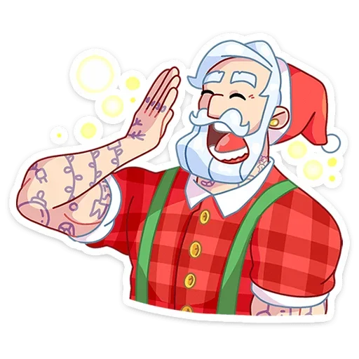 Санта  sticker 😴