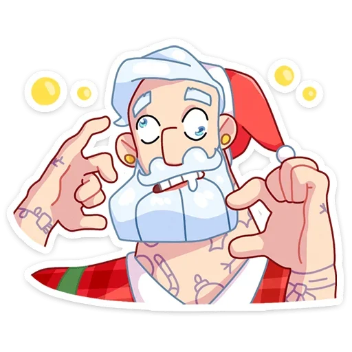 Санта  sticker 🤤