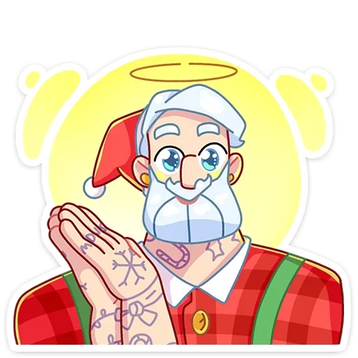 Санта emoji 😇