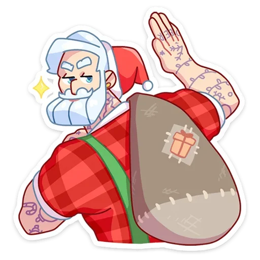 Санта stiker 👋
