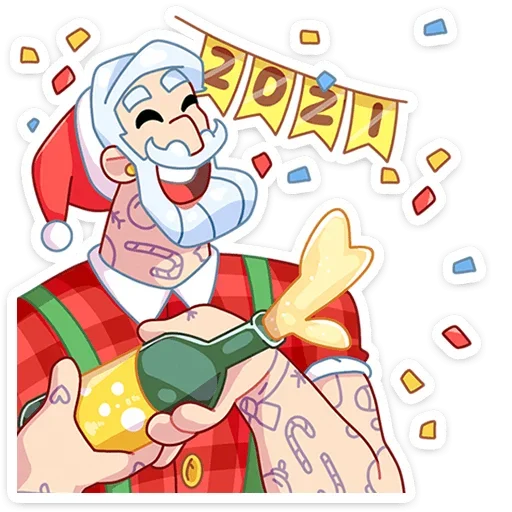 Санта  sticker 🥳