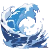 Telegram emoji Морские волны
