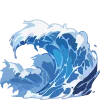 Емодзі телеграм Морские волны