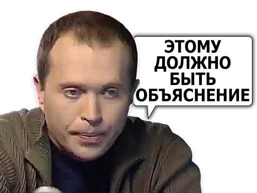 Стикер Сергей Дружко 🙇