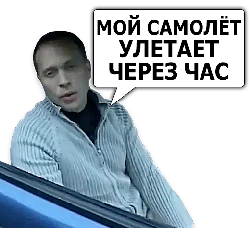 Telegram Sticker «Сергей Дружко» ✈